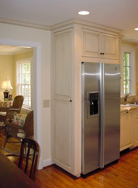 Refrigerator Kitchen Cabinets | painted glazed refrigerator cabinet Refrigerator Kitchen Cabinets | painted glazed refrigerator cabinet