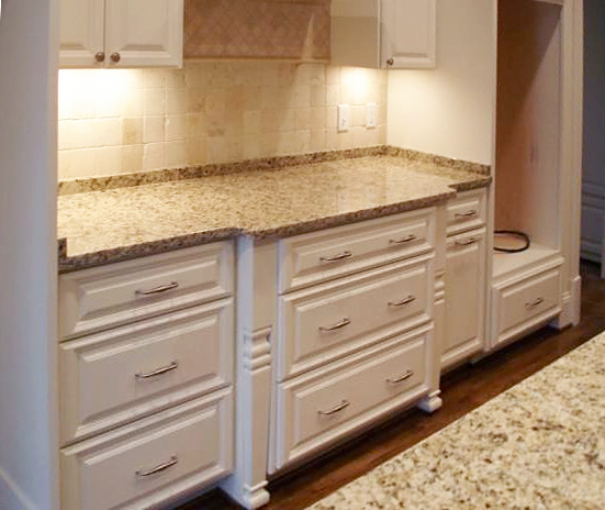 painted & glazed cabinets